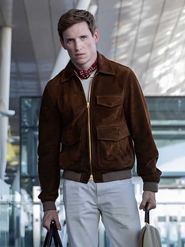 The Day Of The Jackal Season 1 Jackal Brown Suede Jacket