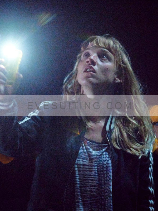 Megan Northam Movie Meanwhile on Earth 2024 Elsa Martens Bomber Jacket