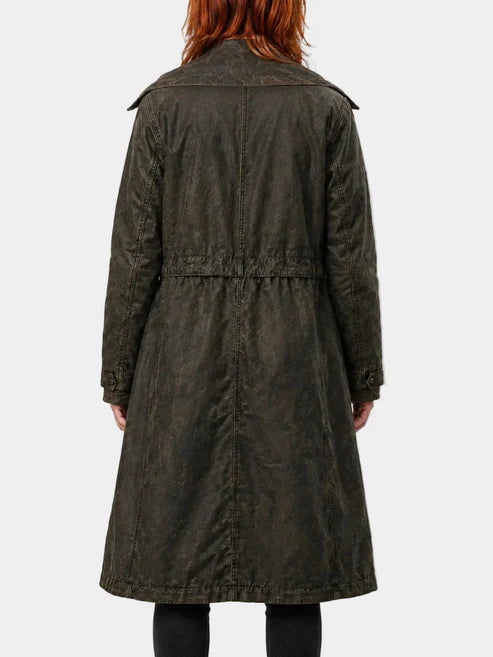 Brand New Day Sadie Sink Long Leather Coat