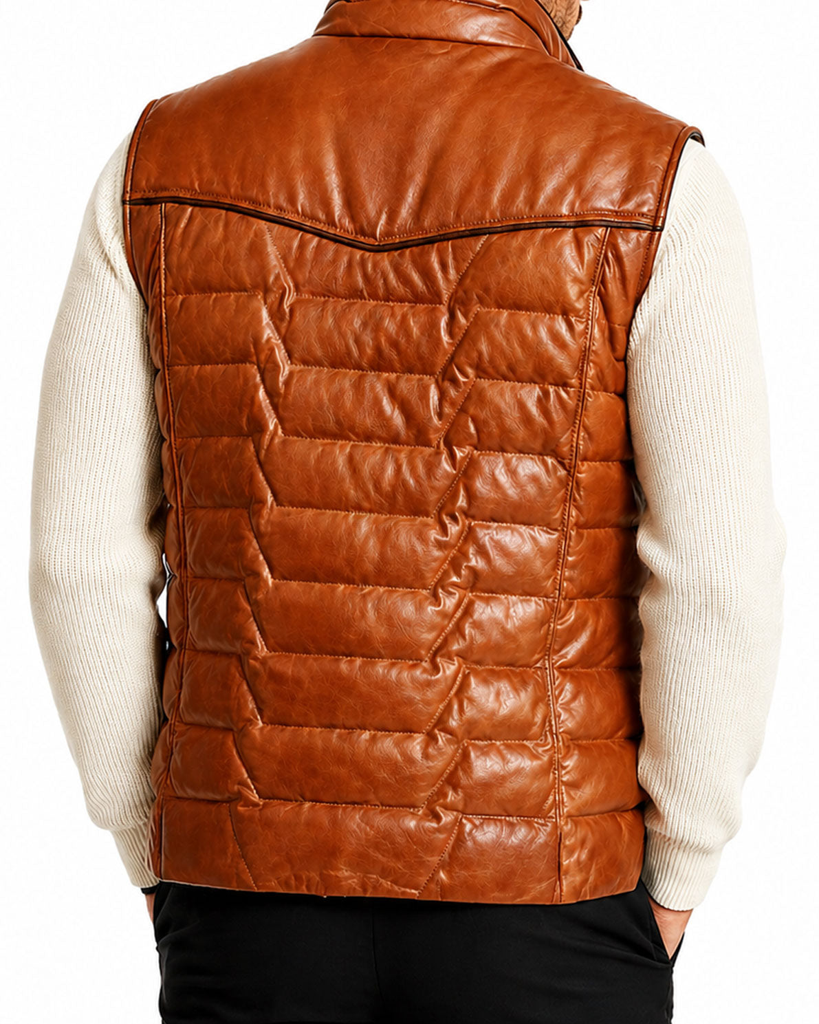 Joshua Brown Real Leather Vest