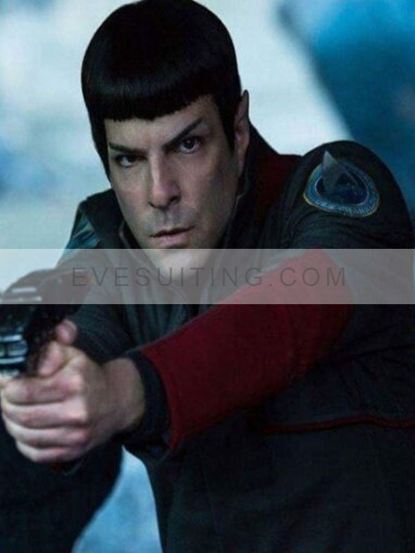 Commander Spock Star Trek Movie Grey Jacket With Patch