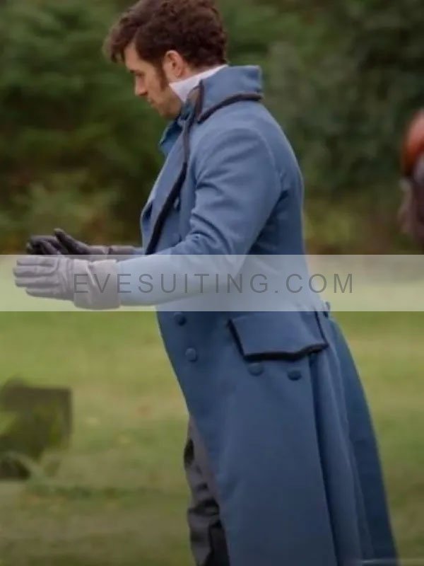 Edward Blue Cotton Coat
