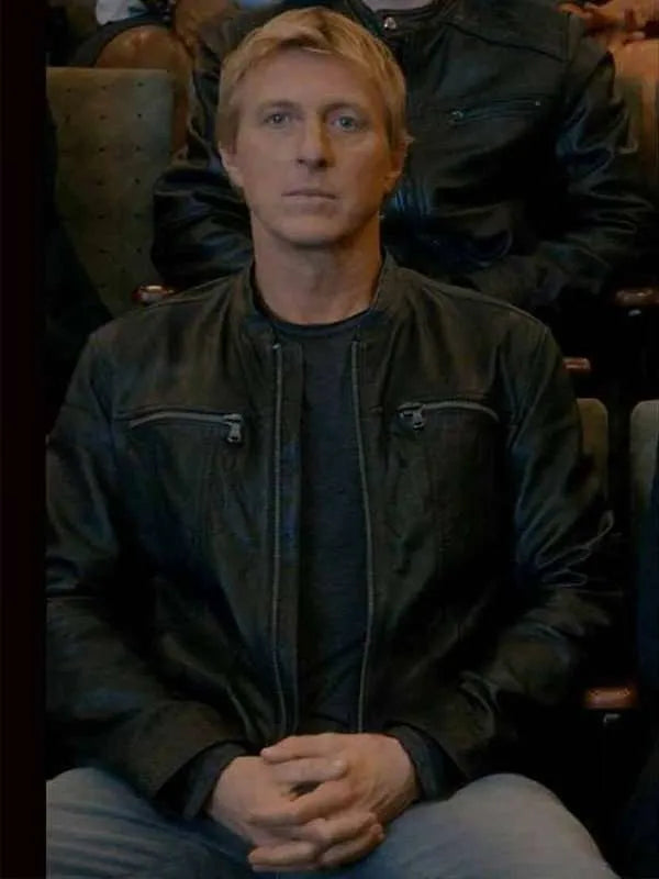 Johnny Lawrence Cobra Kai S03 Leather Jacket