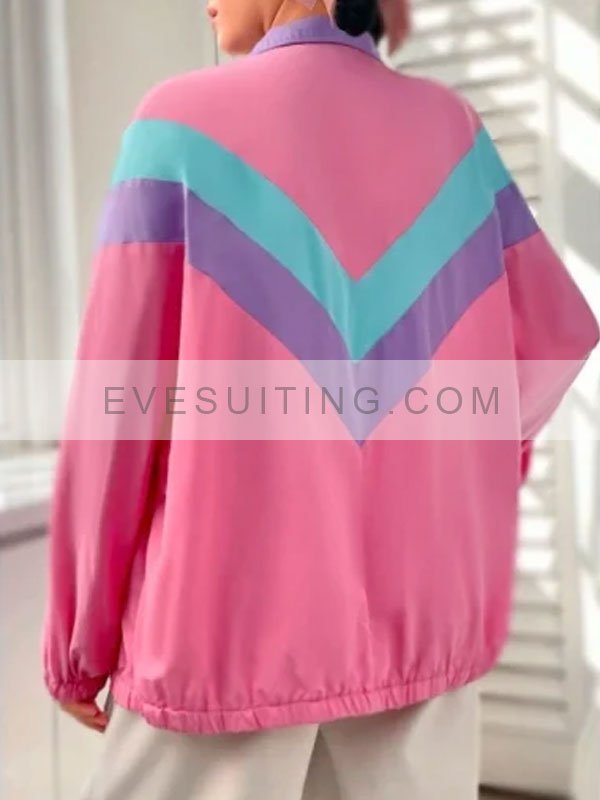 Katy O’Brian Movie Love Lies Bleeding 2024 Jackie Multicolor Jacket