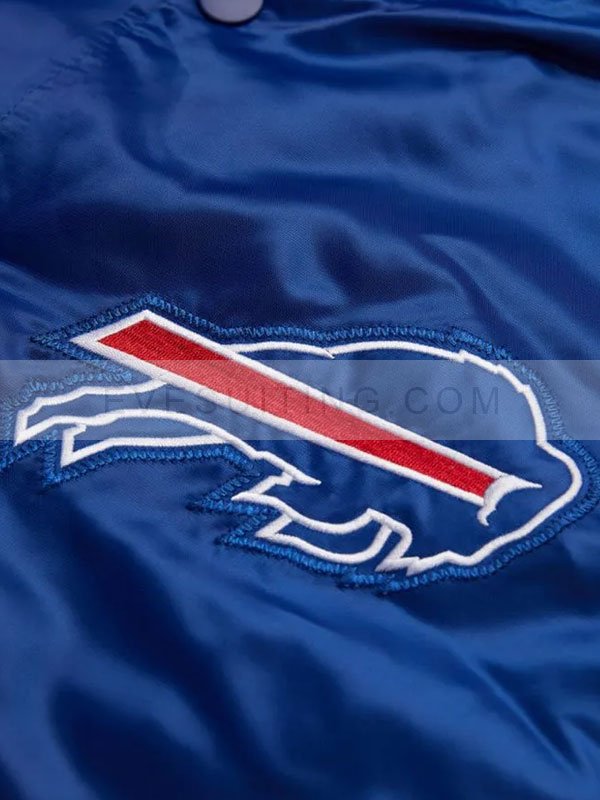 NFL Buffalo Bills Royal Blue Satin Starter Jacket