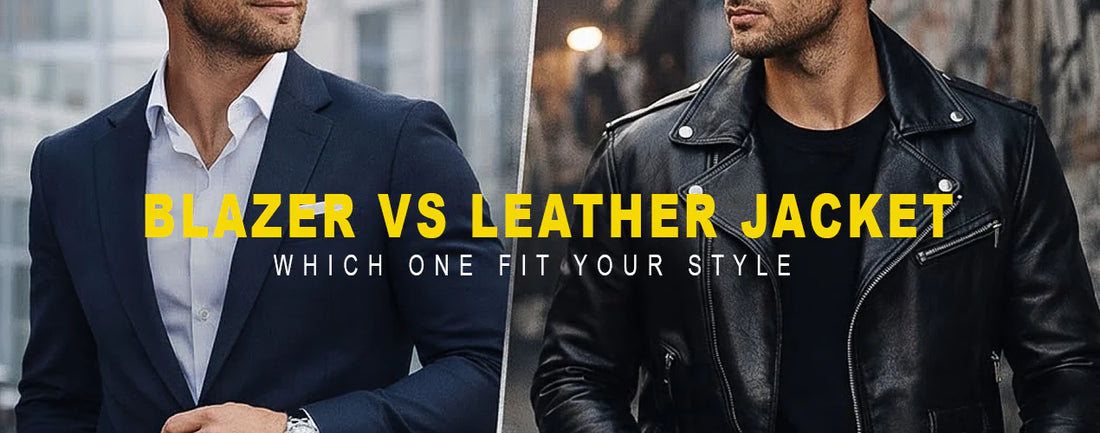 BLAZER VS LEATHER JACKET