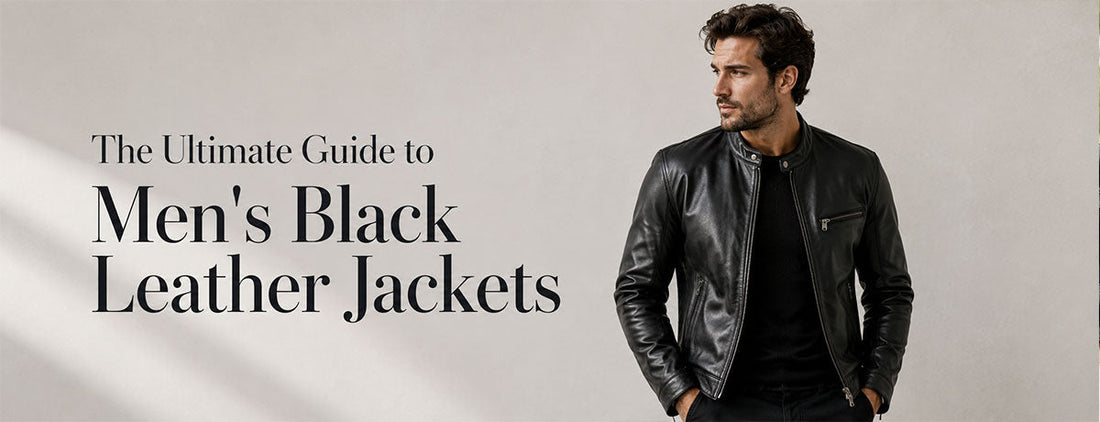 The Ultimate Guide to Men’s Black Leather Jackets