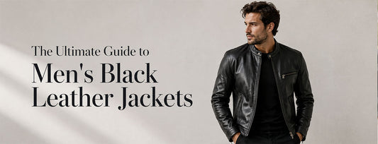 The Ultimate Guide to Men’s Black Leather Jackets
