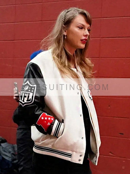 Kansas City Chiefs Taylor Swift Jeff Hamilton Varsity Jacket