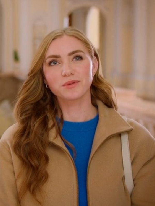 Ava Micallief Love on The Danube Royal Getaway 2024 Jessica Sipos Beige Wool Jacket