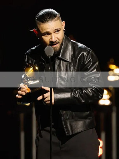 66th Annual Grammy Awards Leather Jacket