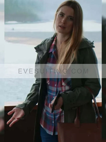 Alexandra Breckenridge Virgin River S02 Melinda Monroe  Green Parka Jacket