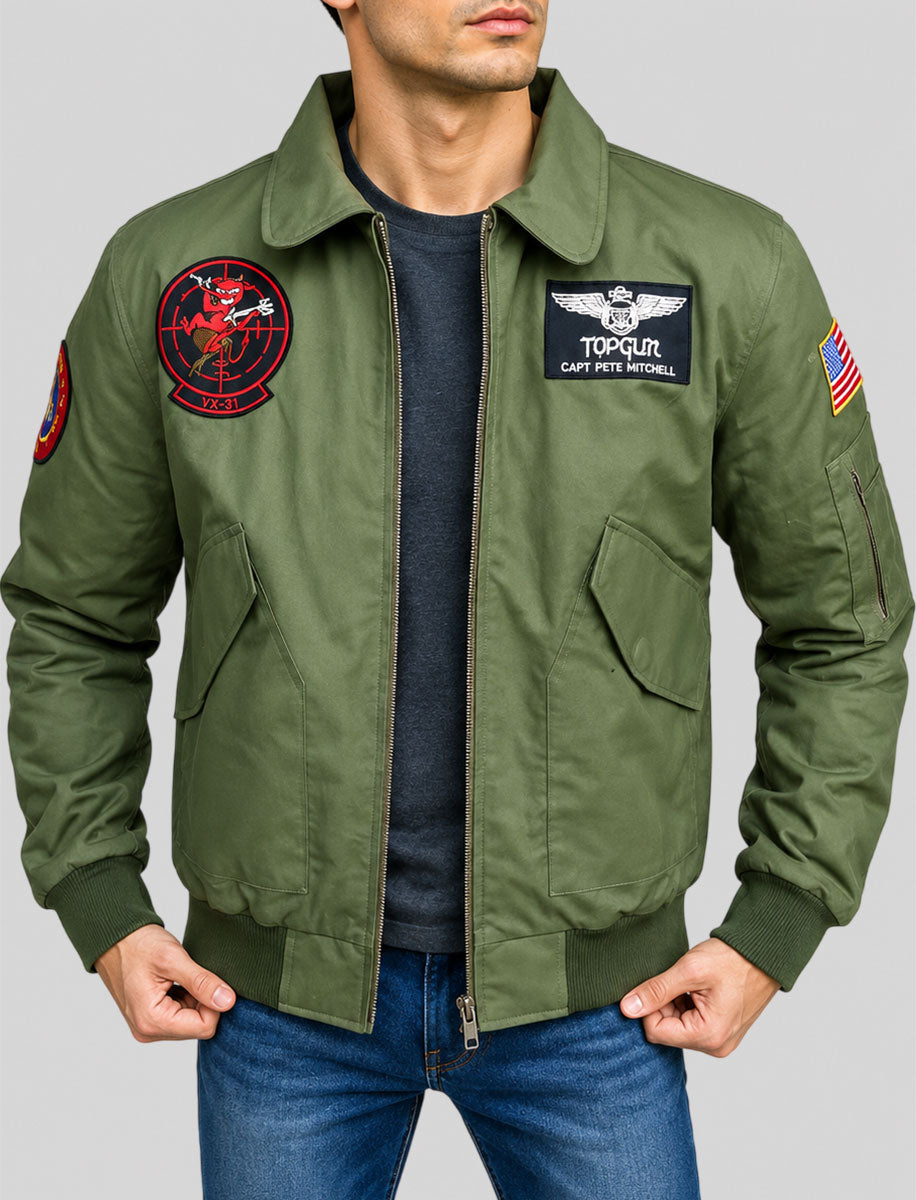 Top Gun Tom Cruise Bomber Jacket