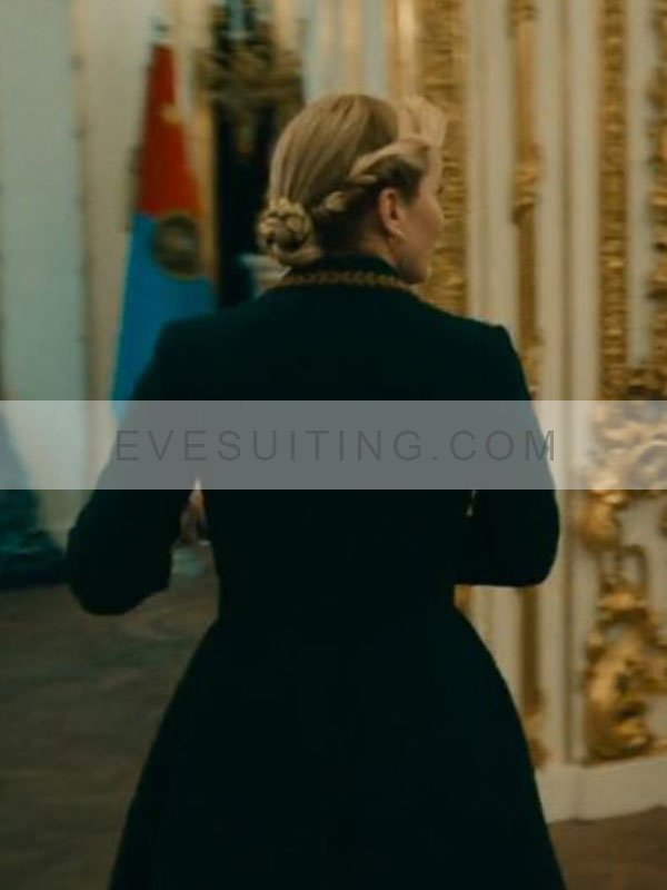 Chancellor Elena Vernham Blue Cotton Coat