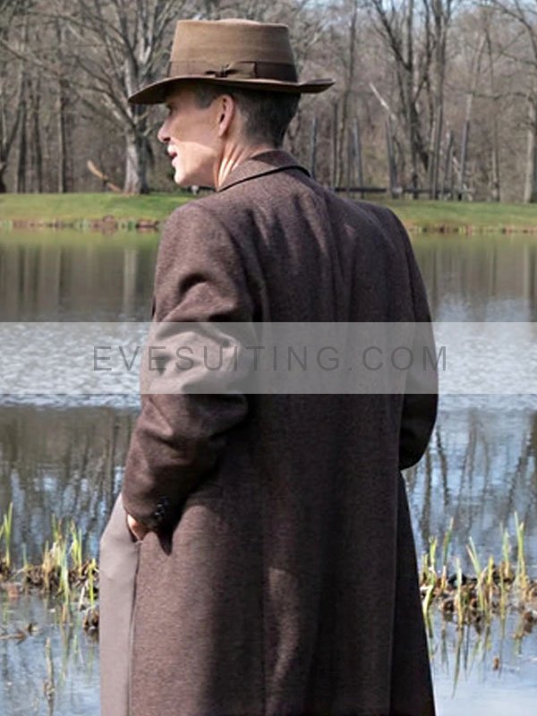 Cillian Murphy Oppenheimer J. Robert Brown Trench Coat