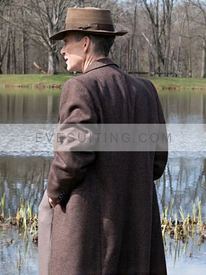 Cillian Murphy Oppenheimer J. Robert Brown Trench Coat