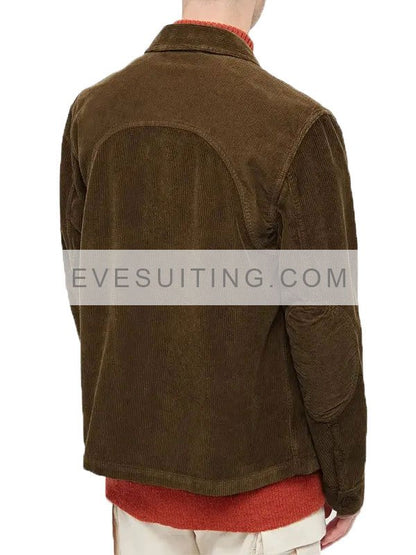 Colin Lawrence S04 Virgin River Preacher Corduroy Brown Jacket