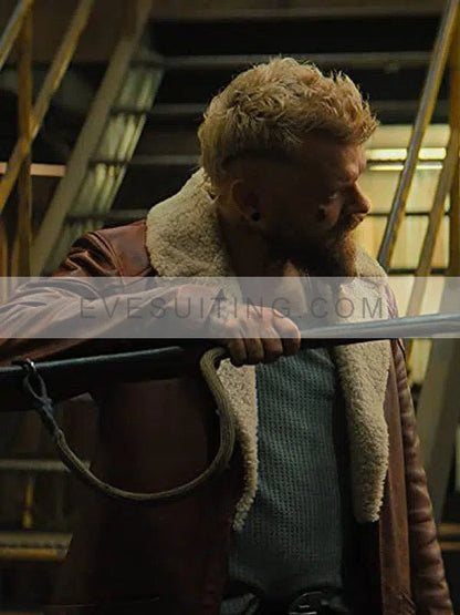 Cyrus Samaritan 2022 Shearling Leather Jacket