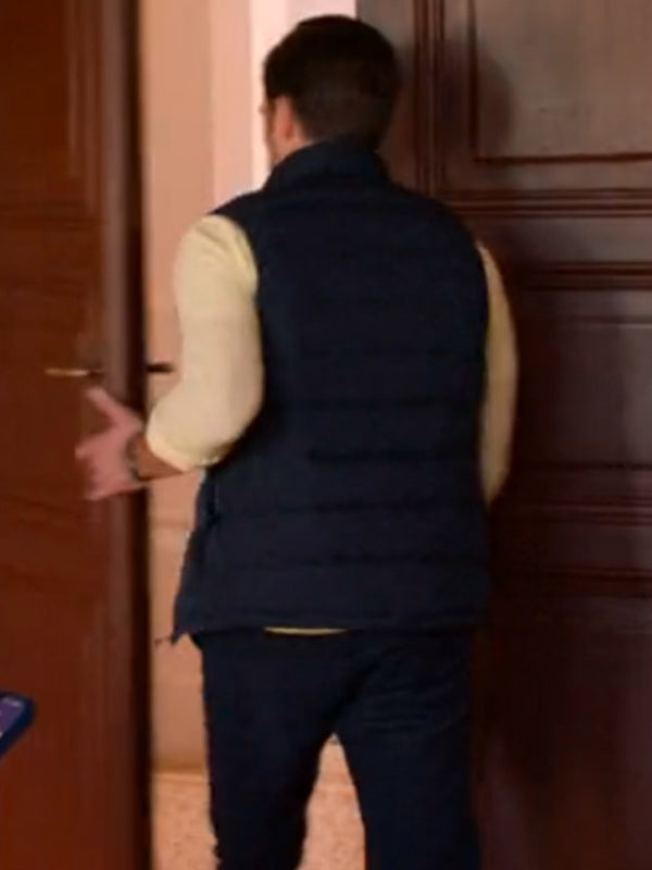 Dan Jeannotte Blue Puffer Vest