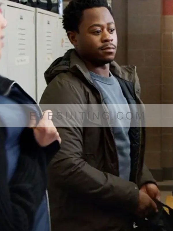 Daniel Kyri Chicago Fire Season 12 Darren Ritter Hooded Cotton Jacket