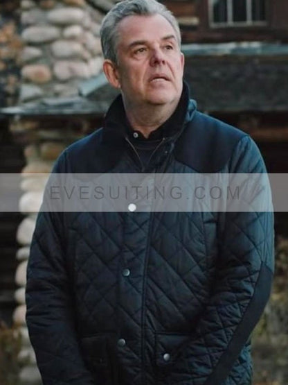 Danny Huston Yellowstone Quilted Jacket