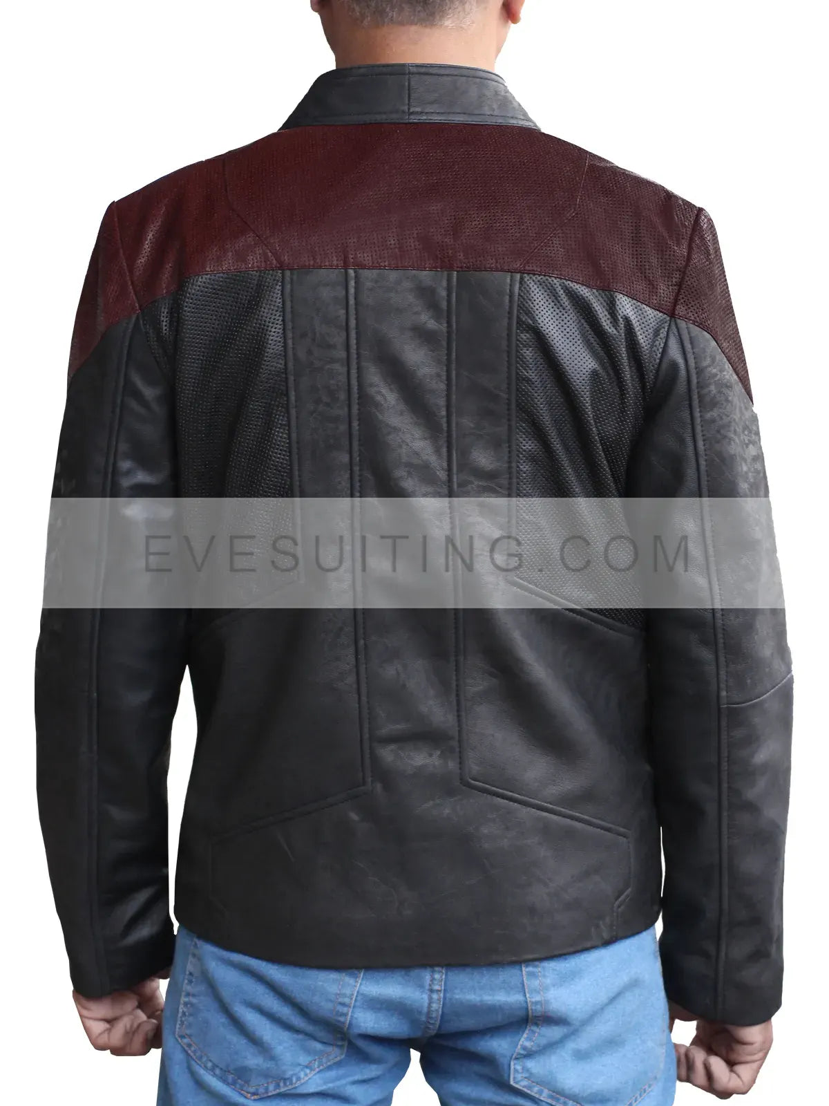 Data William T. Riker Deanna Troi Star Trek Picard Season 3 Leather Jacket