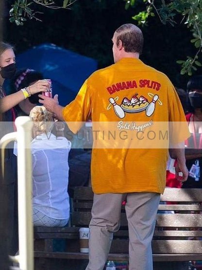 David Harbour We Have A Ghost 2023 Yellow Banana Split Shirt