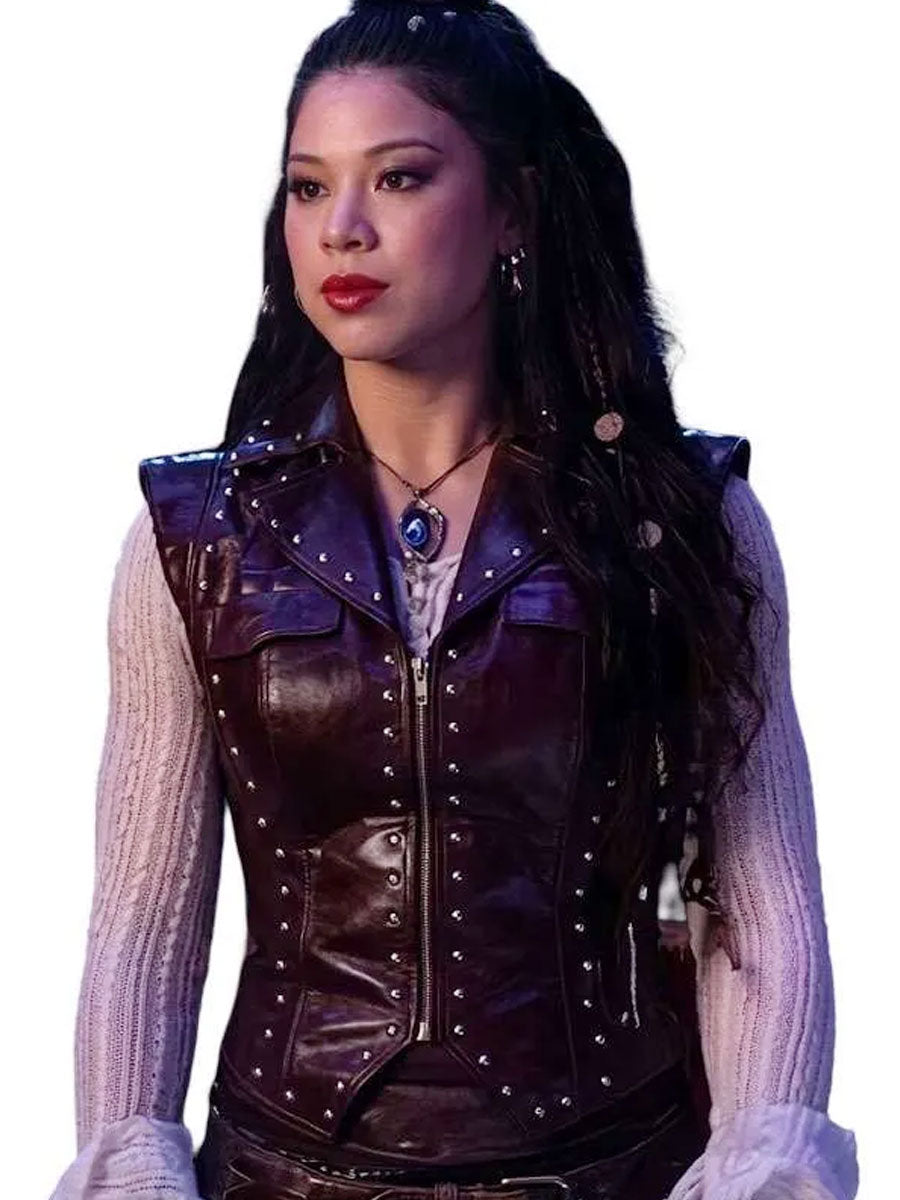 Descendants Wicked Wonderland Hazel Hook Leather Vest
