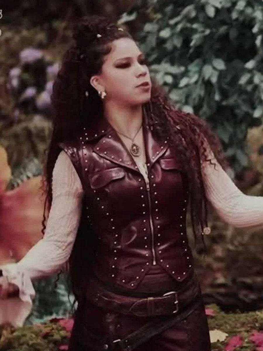Descendants Wicked Wonderland Hazel Hook Leather Vest