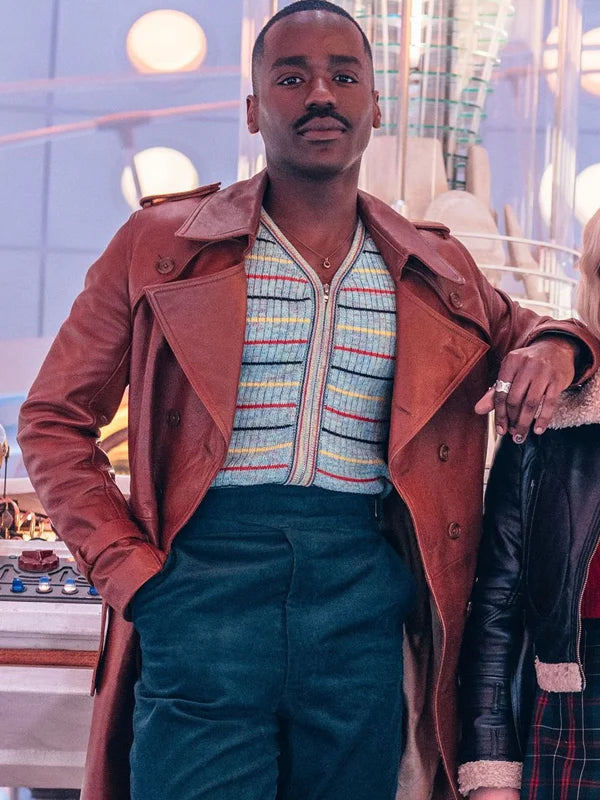Doctor Who Leather Trench Coat