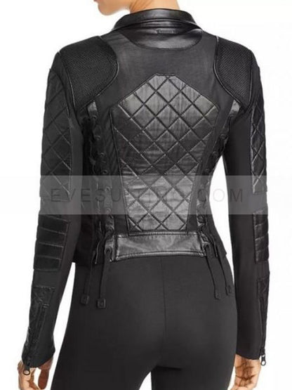Dolores Abernathy Westworld Season 3 Evan Rachel Wood Black Leather Jacket
