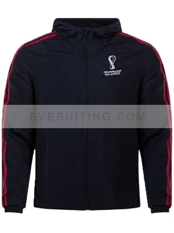 Fifa World Cup Qatar 2022 Black Jacket
