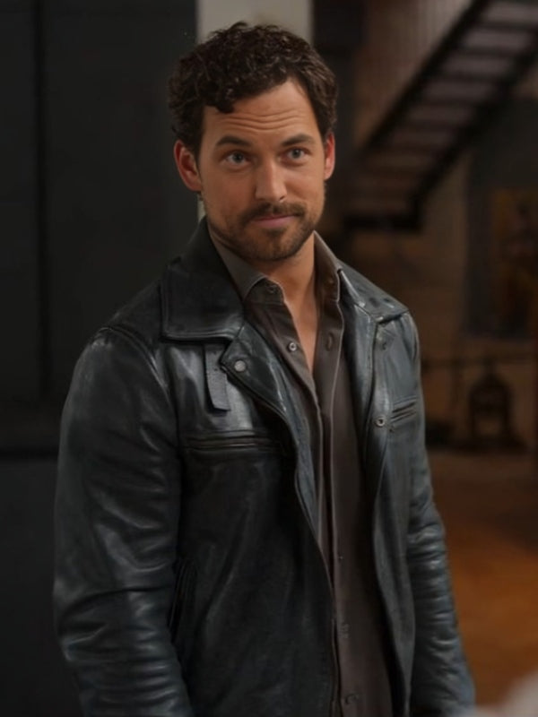 Giacomo Gianniotti Inganno Leather Jacket