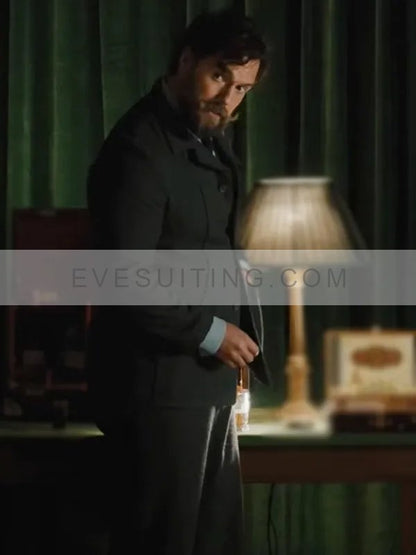 Gus March-Phillips The Ministry of Ungentlemanly Warfare 2024 Henry Cavill Black Jacket