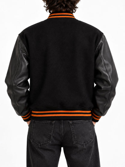 Pumpkin Varsity Jacket