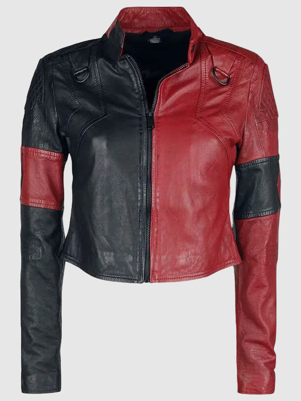 Harley Quinn Live Fast Die Clown Suicide Squad Leather Jacket