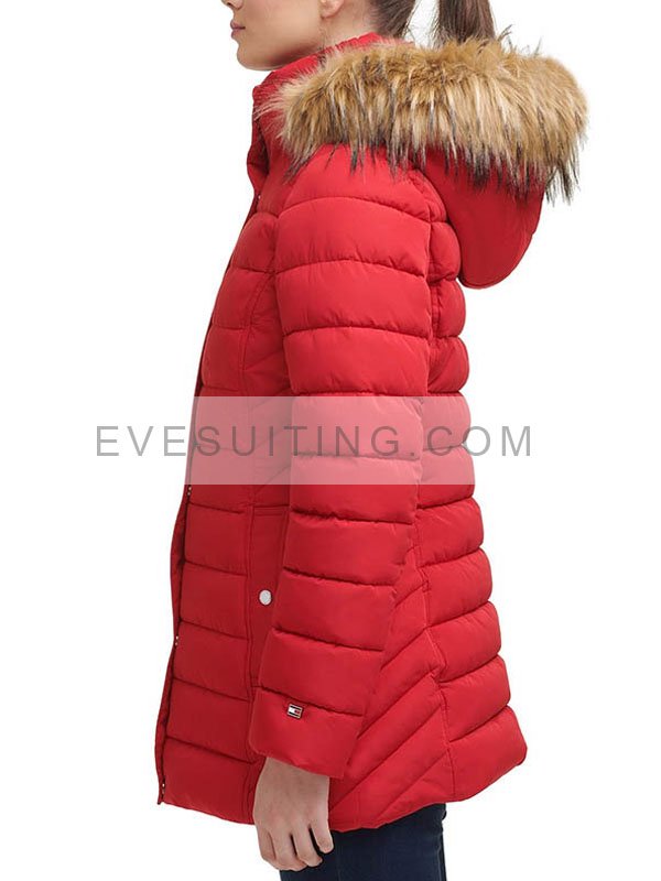 Hooded Fur Coat