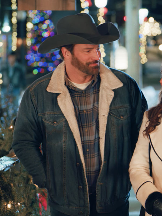 Houston Rhines Christmas on the Ranch 2024 Blue Jacket