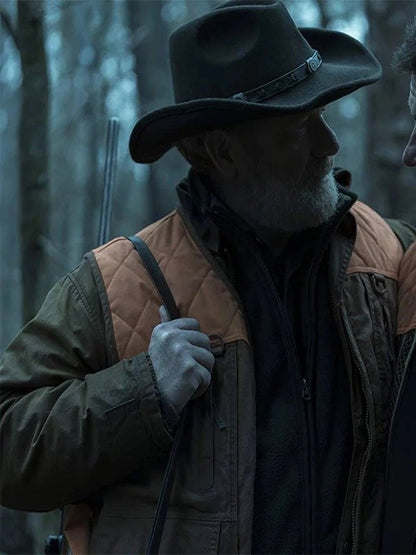 Jacob Snell TV Series Ozark S04 Peter Mullan Brown Cotton Vest