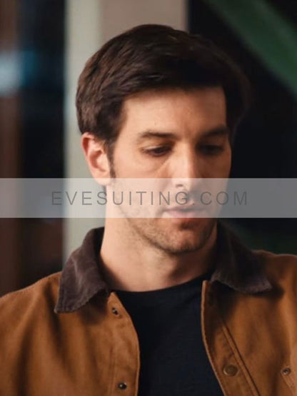 Jake Allyn Movie Someone Like You 2024 Dawson Gage Brown Cotton Jacket