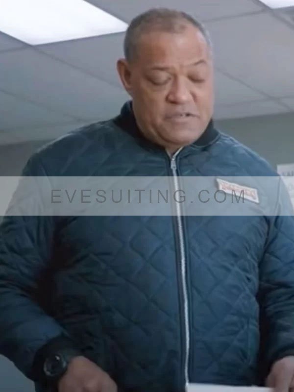Jim Goldenrod The Ice Road Blue Quilted Jacket