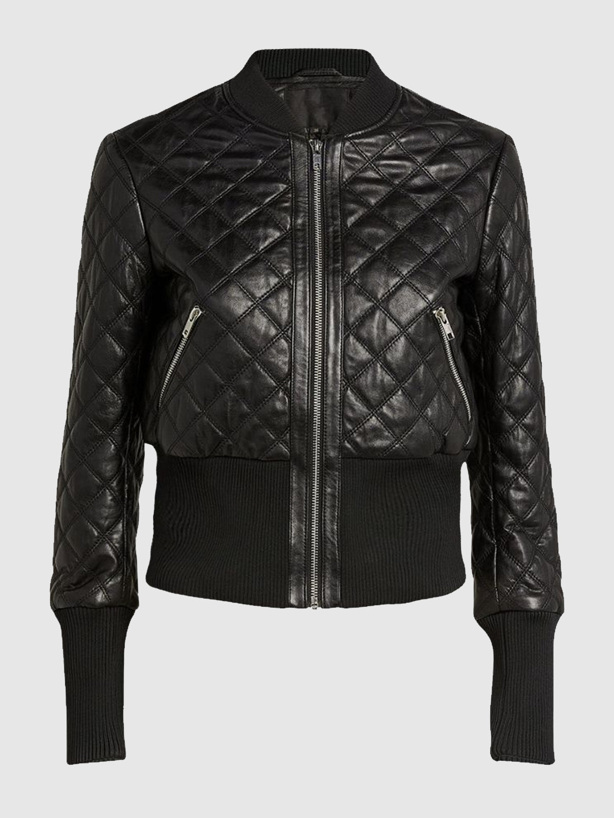 Maya Stern Fool Me Once 2024 Black Quilted Jacket