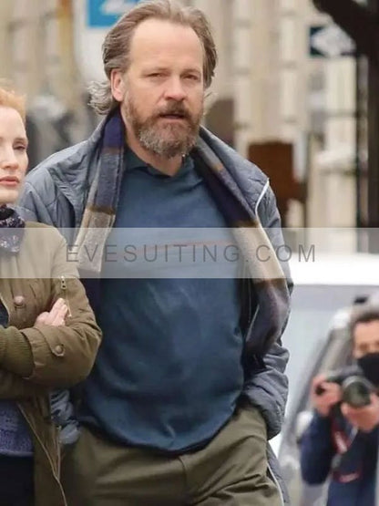 Memory 2024 Peter Sarsgaard Black Jacket