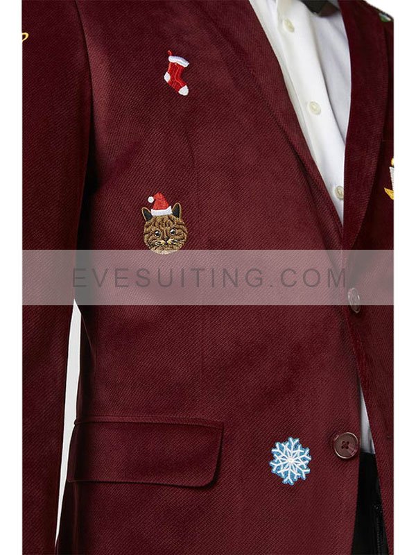 Men's Velvet Blazer