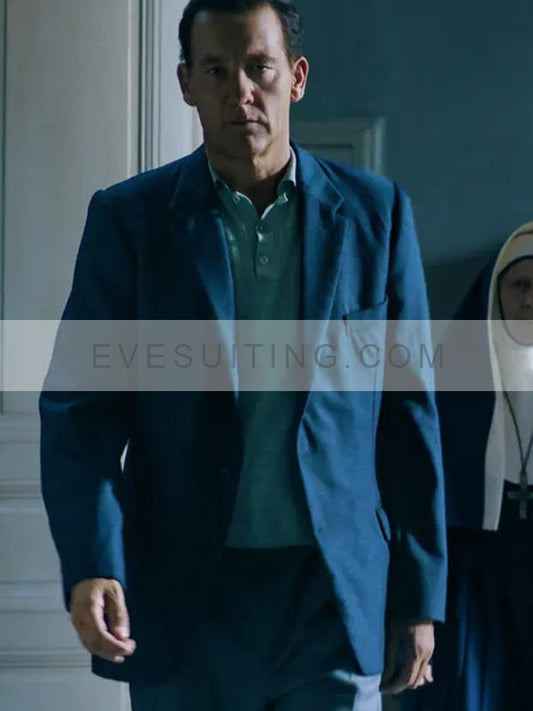 Monsieur Spade 2024 Clive Owen Blue Blazer