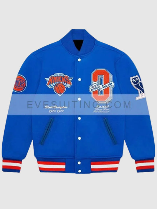 OVO Knicks Varsity Jacket