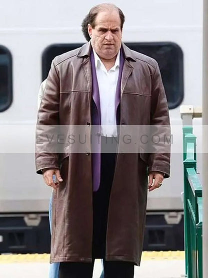 Oswald Cobblepot The Penguin 2024 Leather Coat