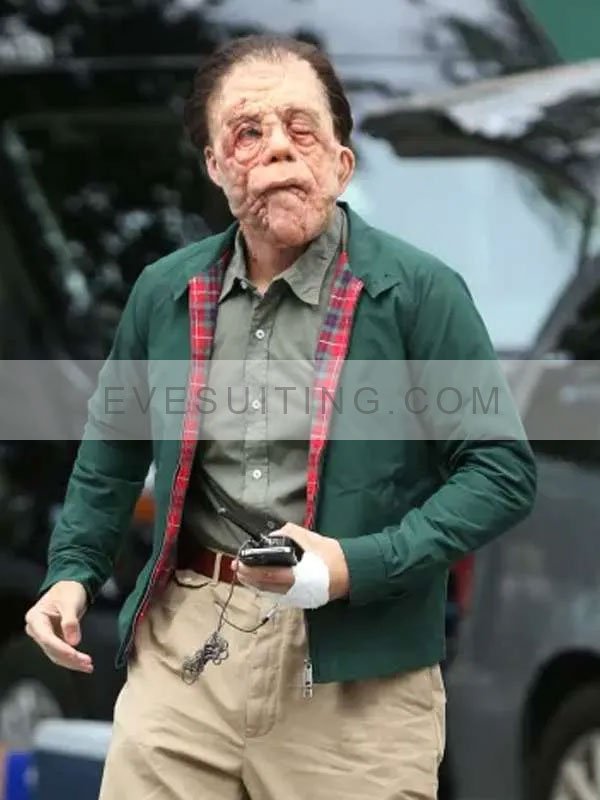 Oswald Movie A Different Man 2024 Adam Pearson Green Cotton Jacket