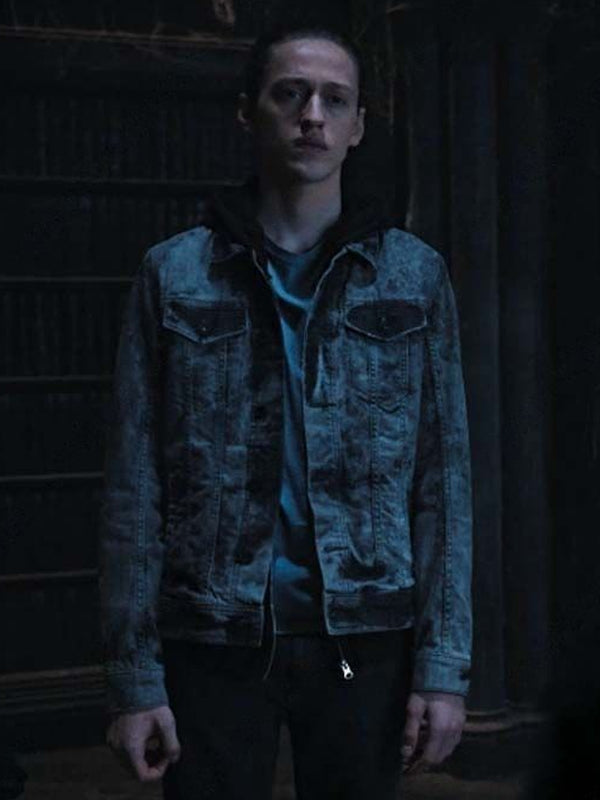 Percy Hynes TV Series Wednesday Xavier Thorpe Denim Jacket