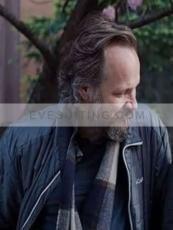 Peter Sarsgaard Movie Memory 2024 Saul Black Parachute Jacket